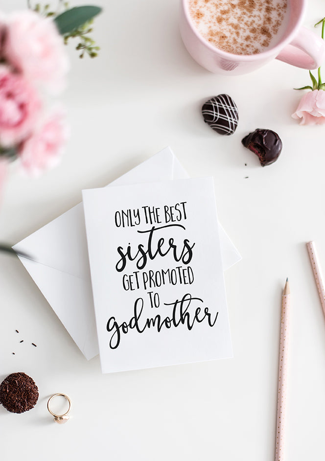 Sisters to Godmother Greeting Card