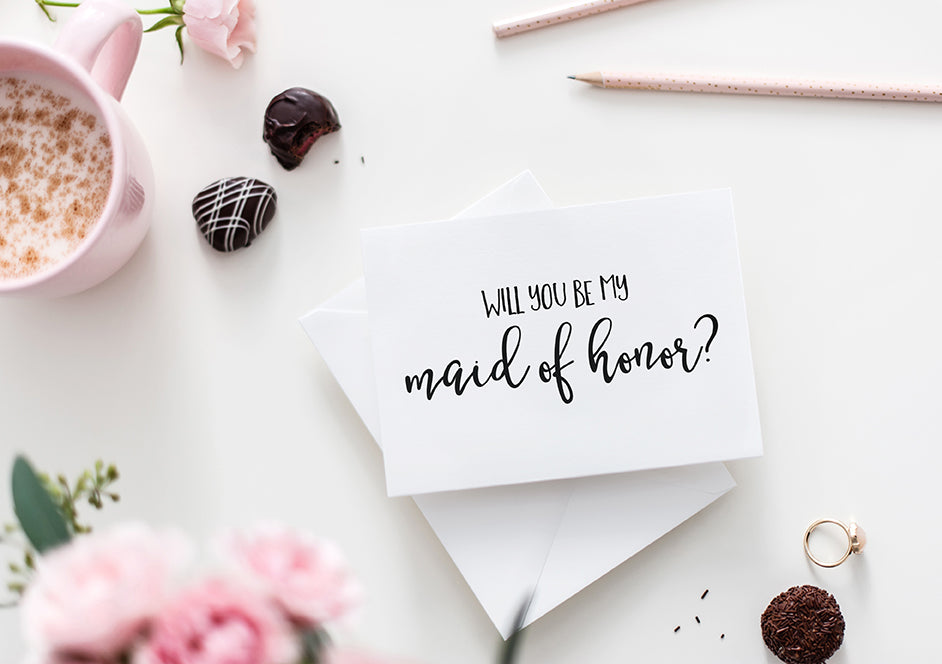 Maid of Honor Greeting Card