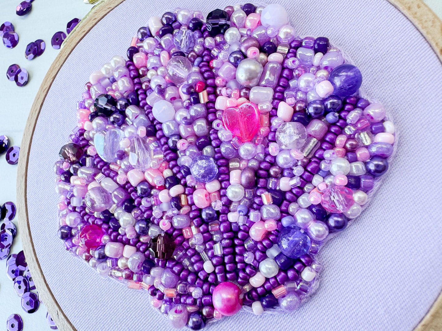Purple and Pink Seashell
