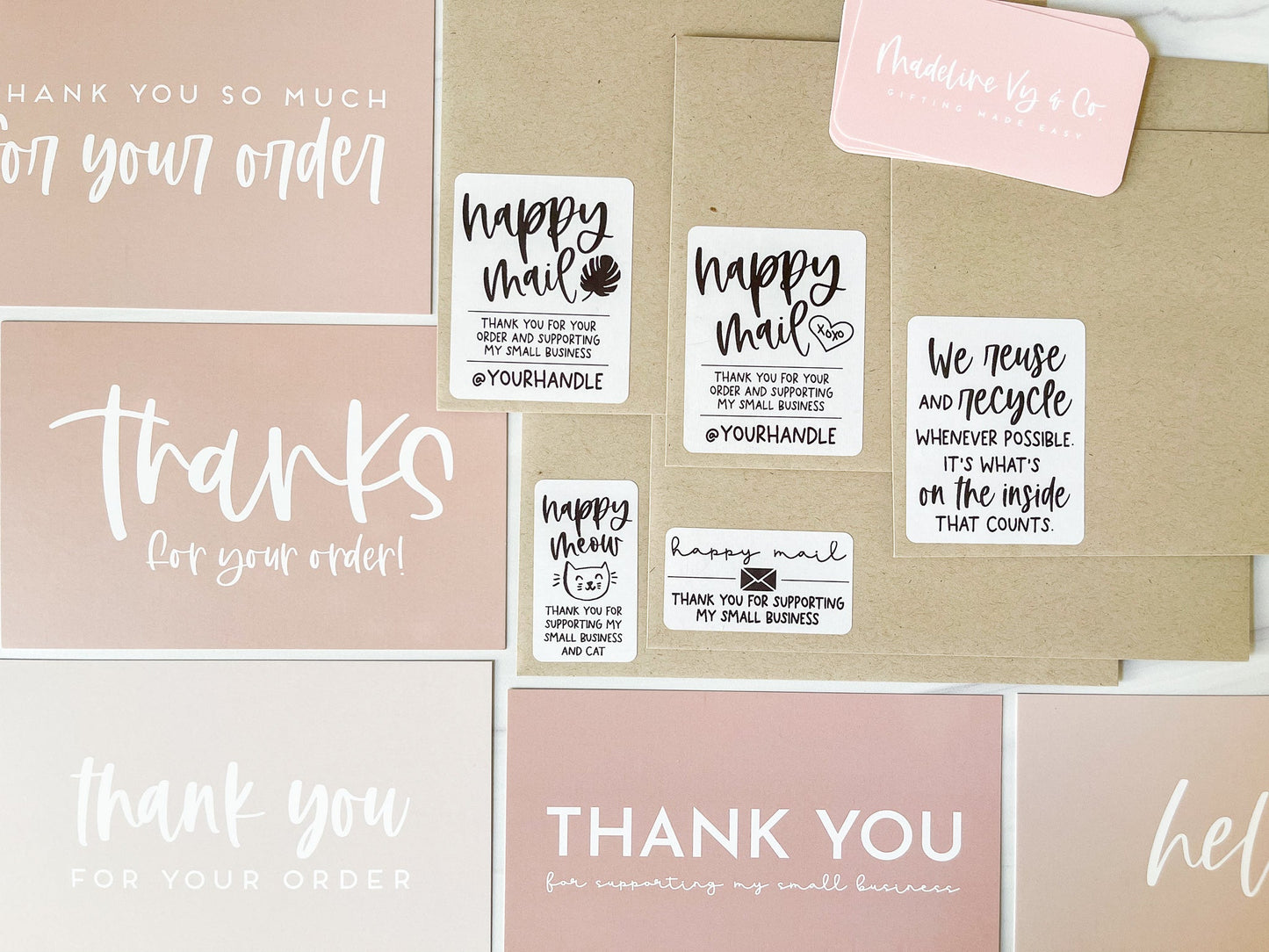 Snail Mail Social Media Happy Mail Packaging Sticker