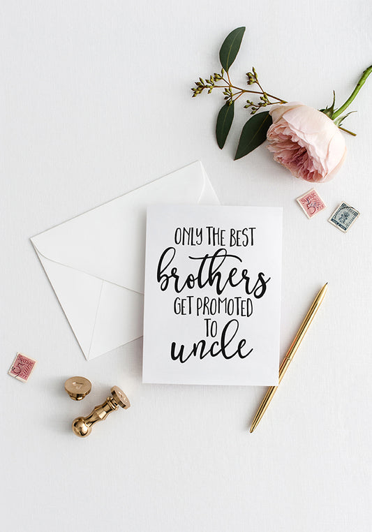 Brothers to Uncle Greeting Card