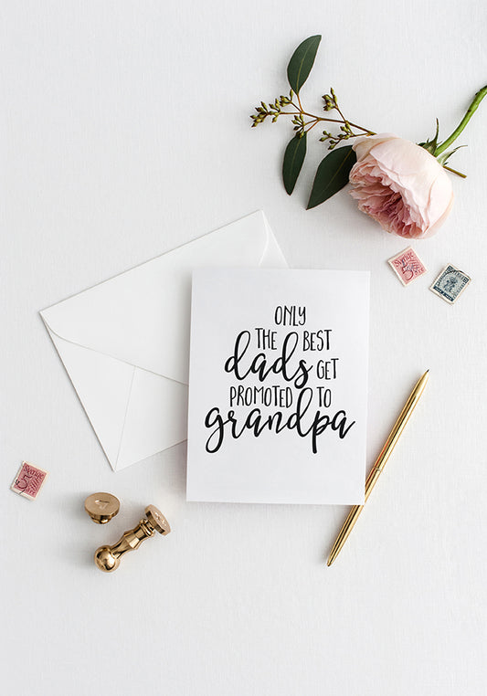 Dads to Grandpa Greeting Card