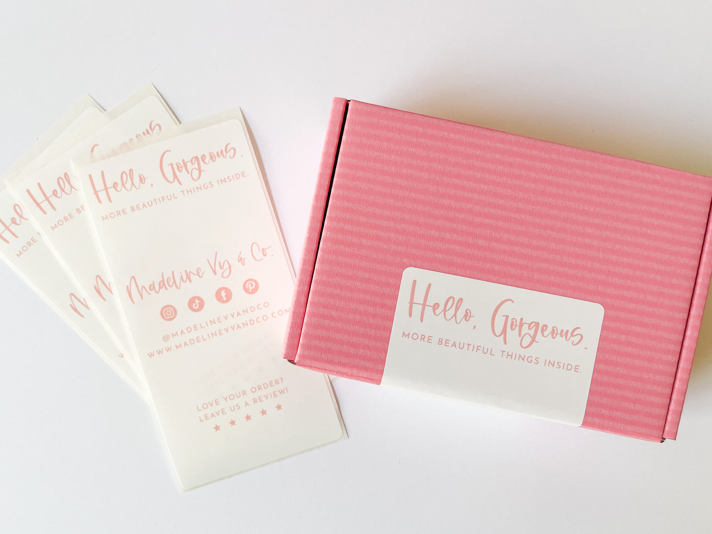 Pink Shipping Boxes
