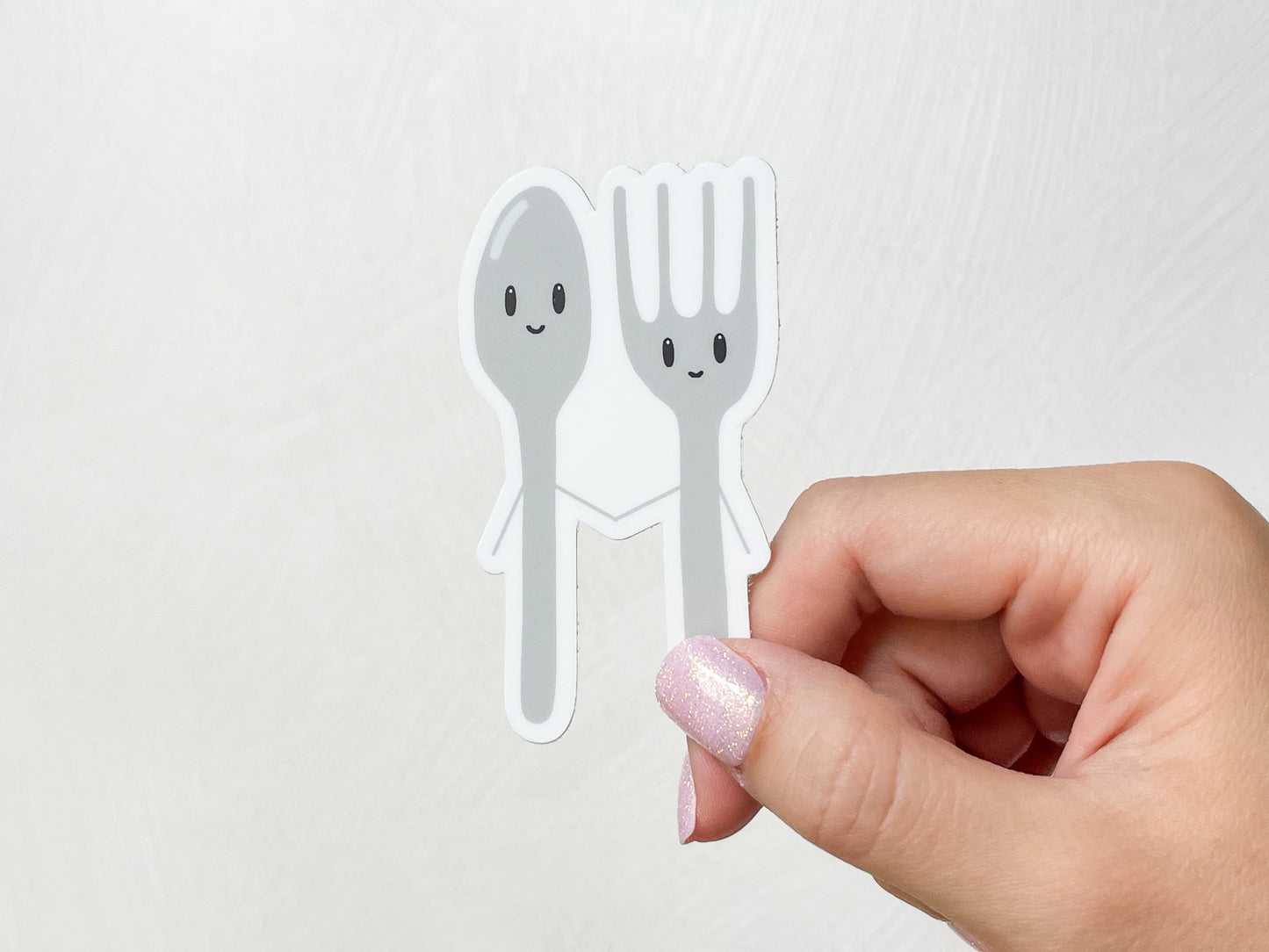 Fork and Spoon Sticker