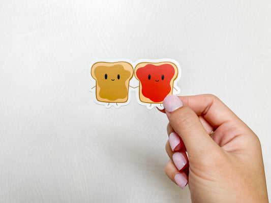Peanut Butter and Jelly Sticker