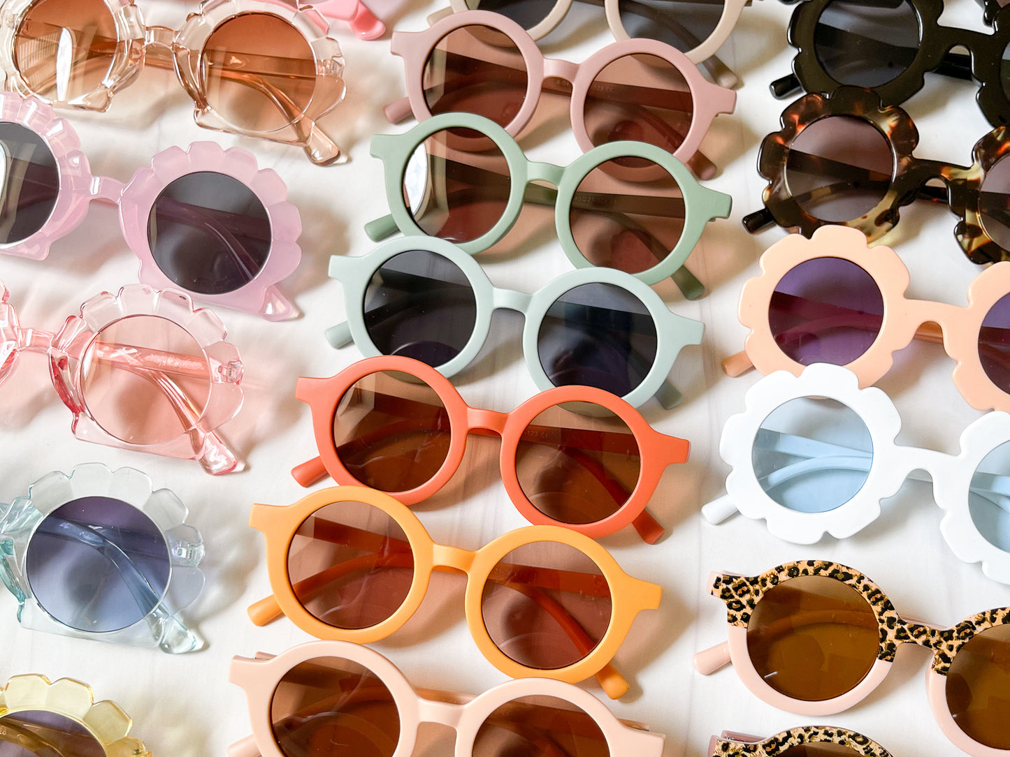 Matte Flowers Sunglasses