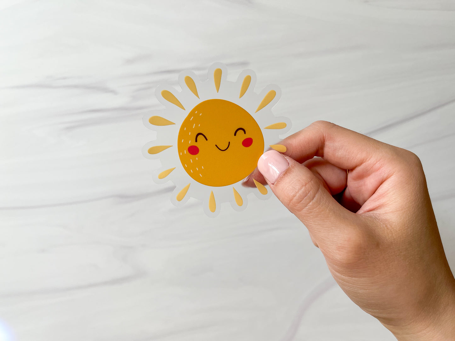 Clear Sun Sticker