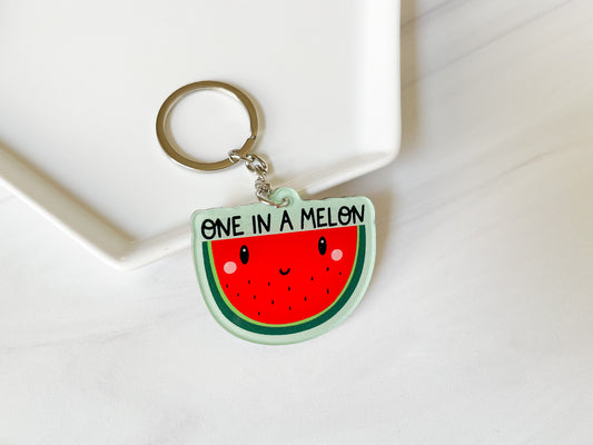 One in a Melon Acrylic Keychain