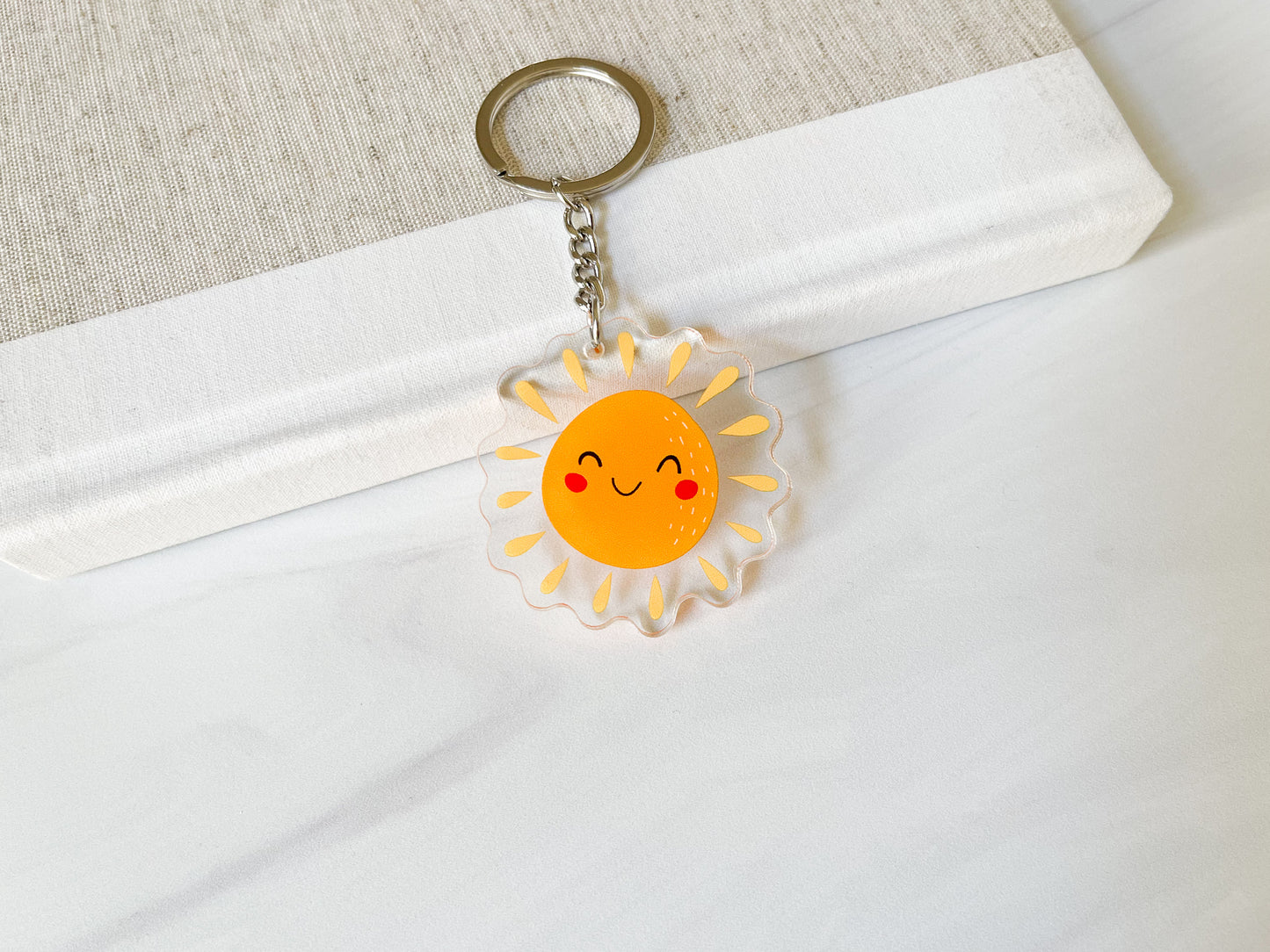 Sun Acrylic Keychain