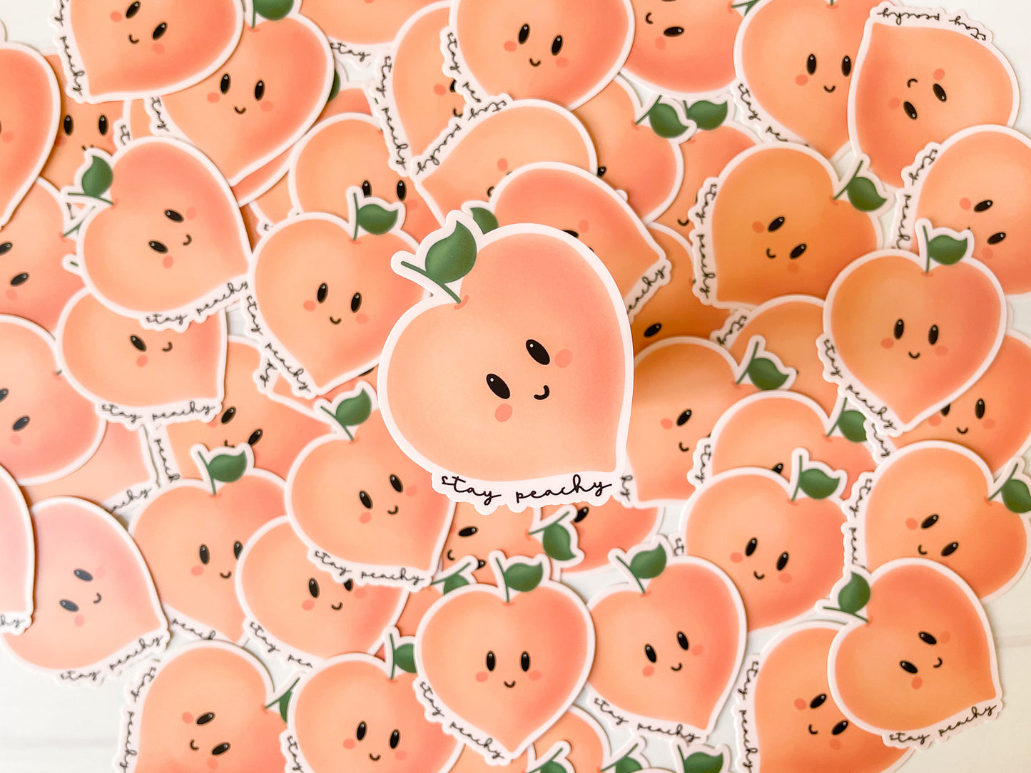 Stay Peachy Sticker
