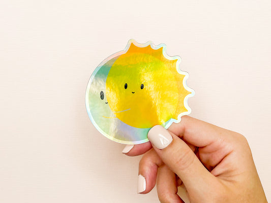 Sun and Moon Sticker